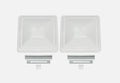2-Pack 14 x 14 Inch White UV-Resistant RV Roof Vent Cover Lids A4503