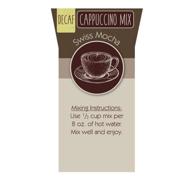 Decaf Swiss Mocha Cappuccino Mix 14 Ounce Bag J155929