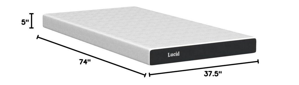 5" Firm Gel Memory Foam Mattress Twin Size K26013