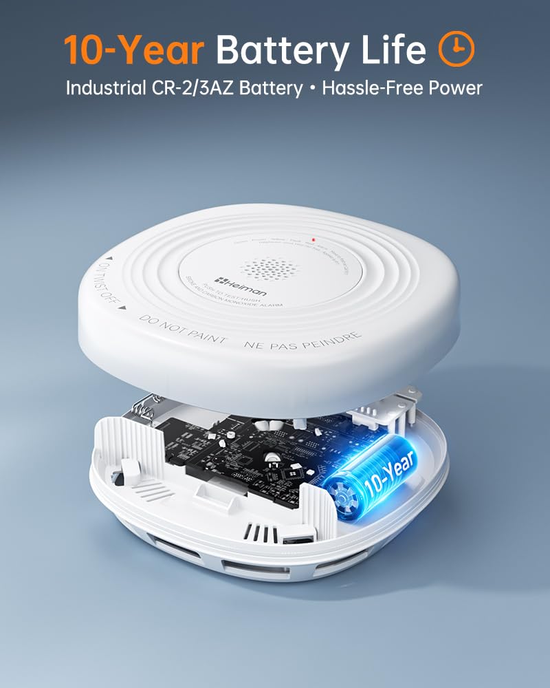 Smoke Detector Carbon Monoxide Detector Combo S9382