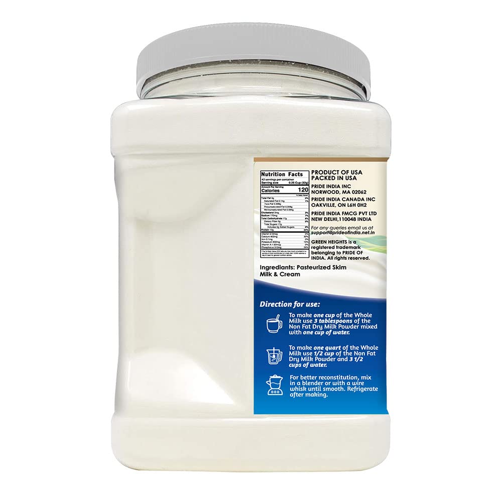 Non Fat Dry Milk Powder 3 Pounds 1.36 Kilo Jar E729920