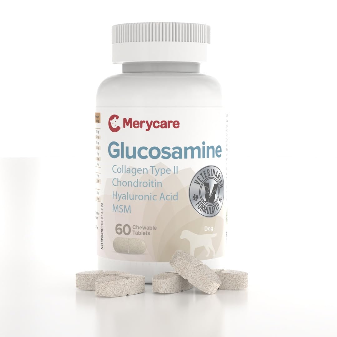 Chewable Glucosamine Tablets with Collagen Chondroitin MSM 60 Count X35417