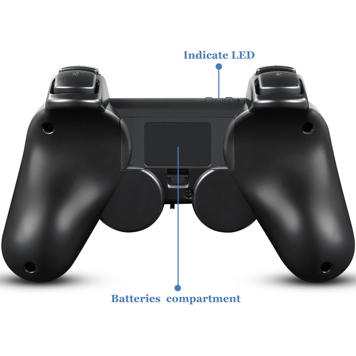 2 Pack Wireless Controller Gamepad F9665