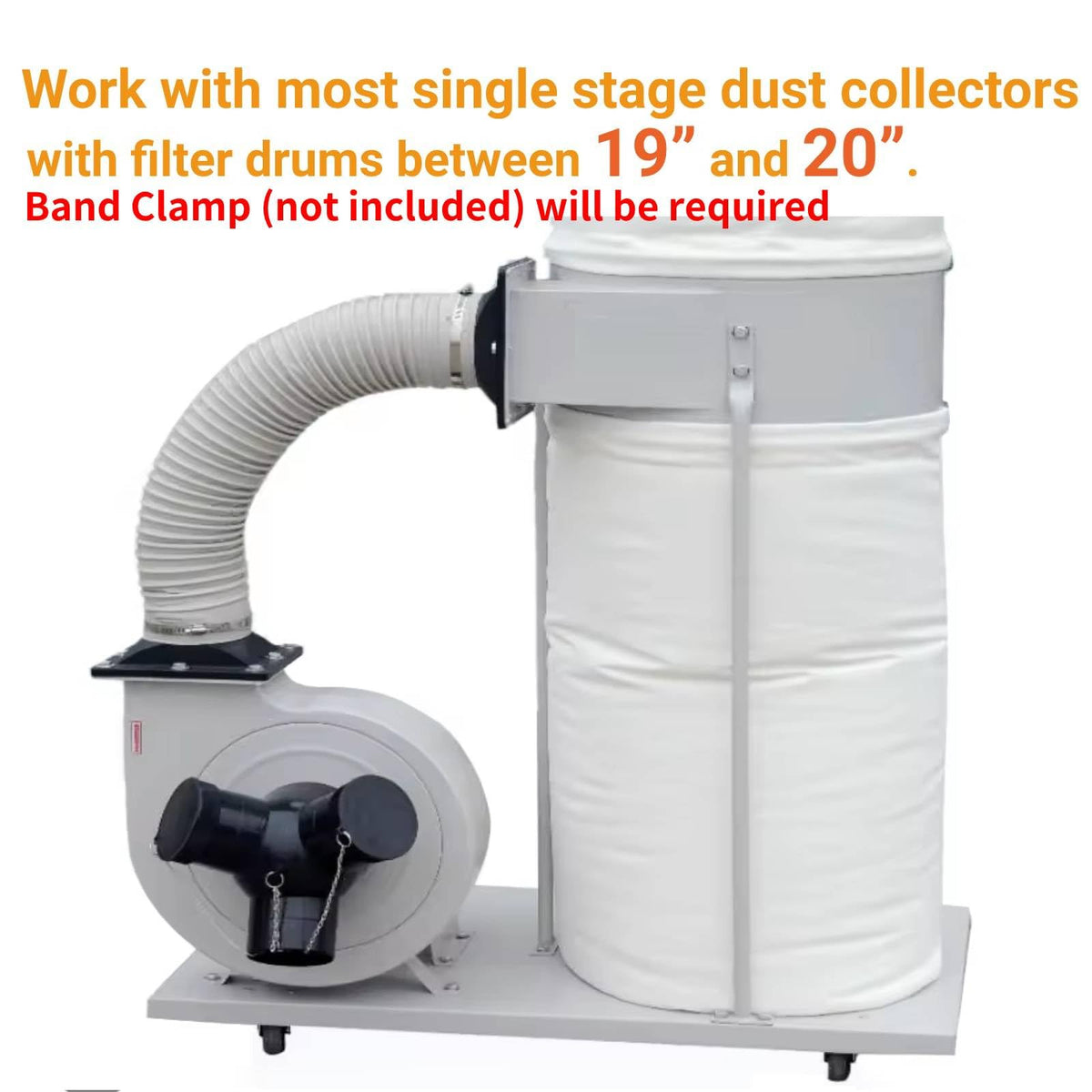 70 Gallon 30 Micron Dust Collector Bottom Bag R667462