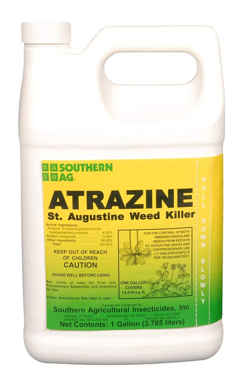Atrazine St. Augustine Grass Weed Killer, 1 Gallon & Surfactant P821