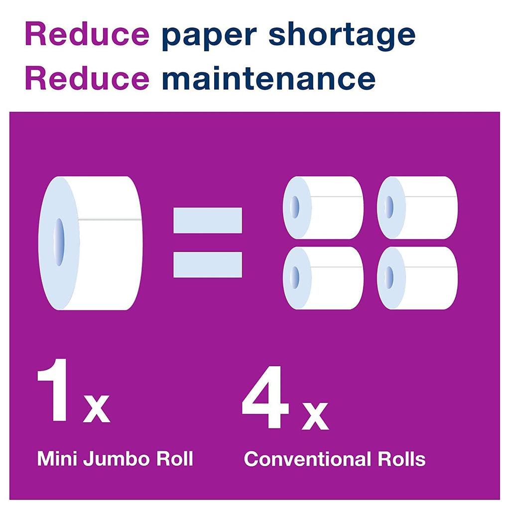 White Jumbo Toilet Paper Roll and Multifold Hand Towel K2324