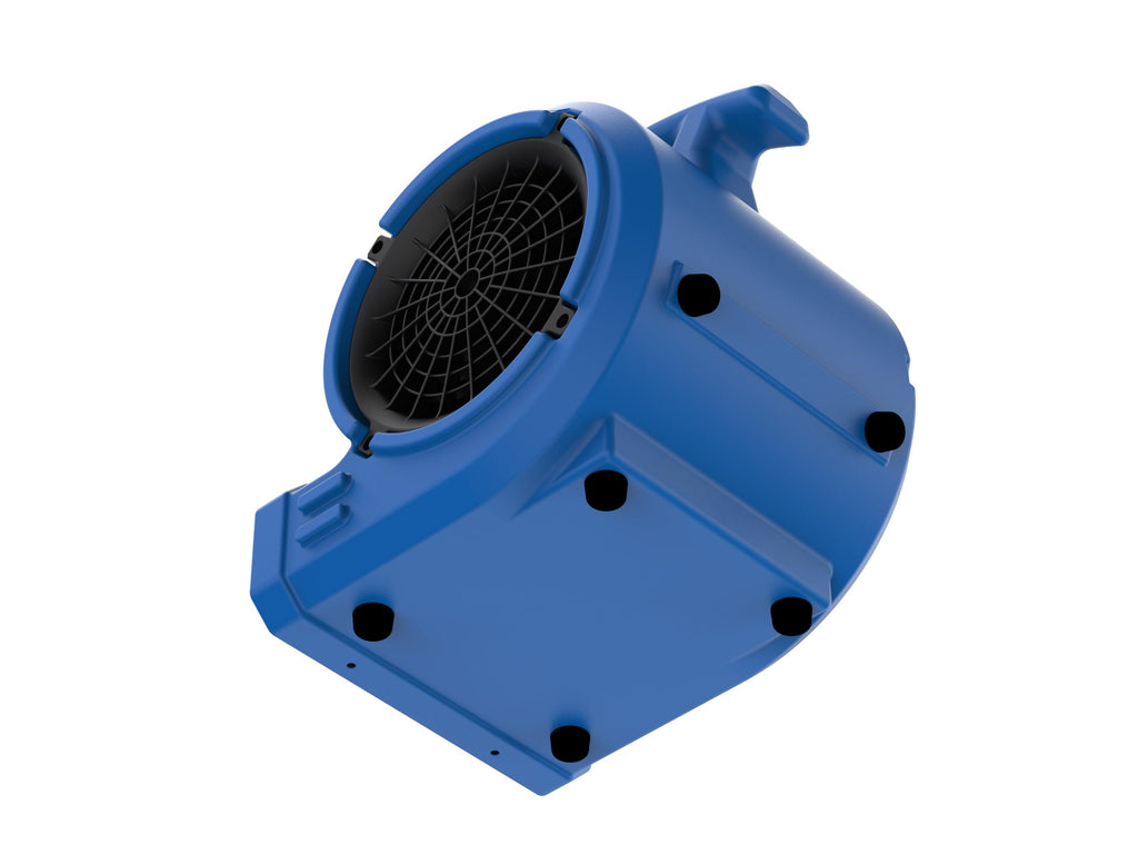1/8 HP Air Mover Floor Fan, 2 Speeds, Blue O3904