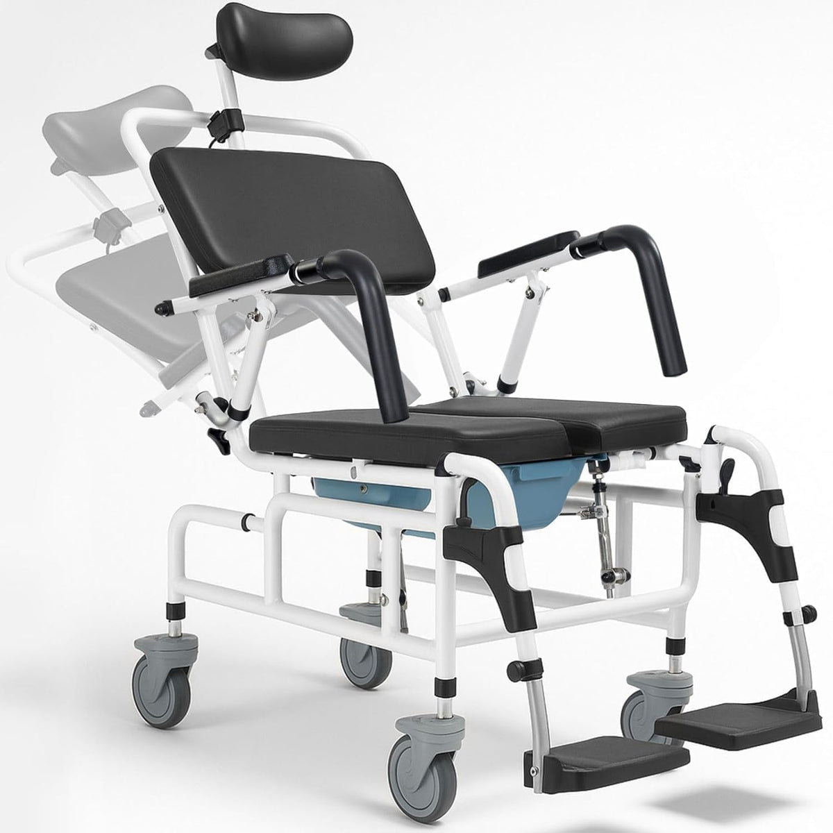 Reclining Shower Chair with Wheels N855