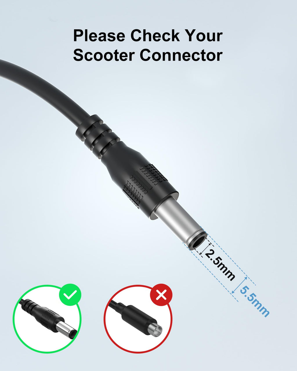 42V Charger for Electric Bike and Scooter A4981