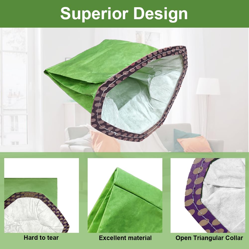 30 Pack Micro Filter Bags for Backpack Vacuum Cleaner X557