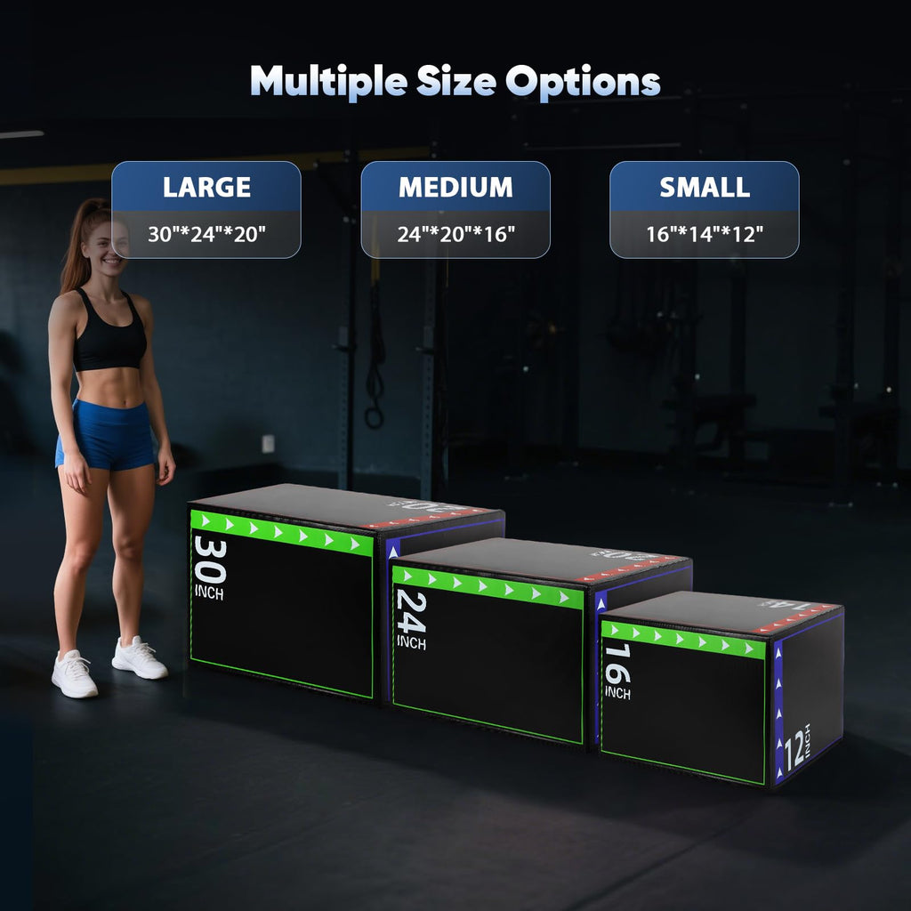 3 in 1 Foam Plyometric Jump Box T4370
