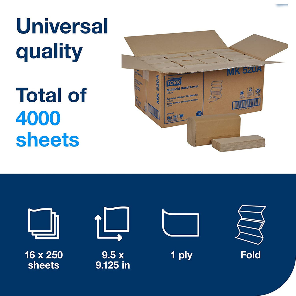 White Jumbo Toilet Paper Roll and Multifold Hand Towel K2324