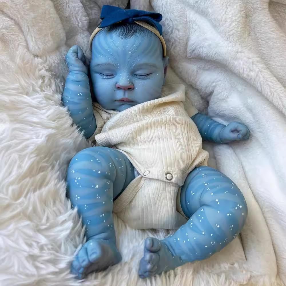 20 Inch Soft Body Vinyl Realistic Sleeping Newborn Baby Doll Z82049