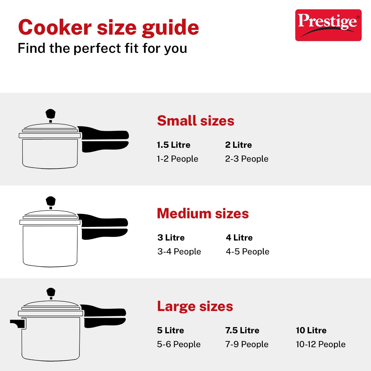 2 Liter Aluminium Pressure Cooker G512