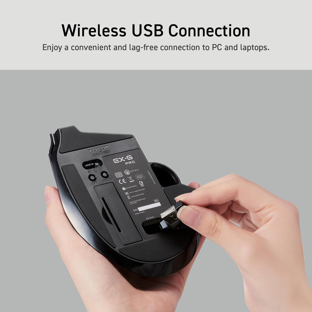 Wireless Ergonomic Thumb Control Trackball Mouse K415