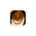 Stainless Steel Cuban Link Chain Necklace G52853