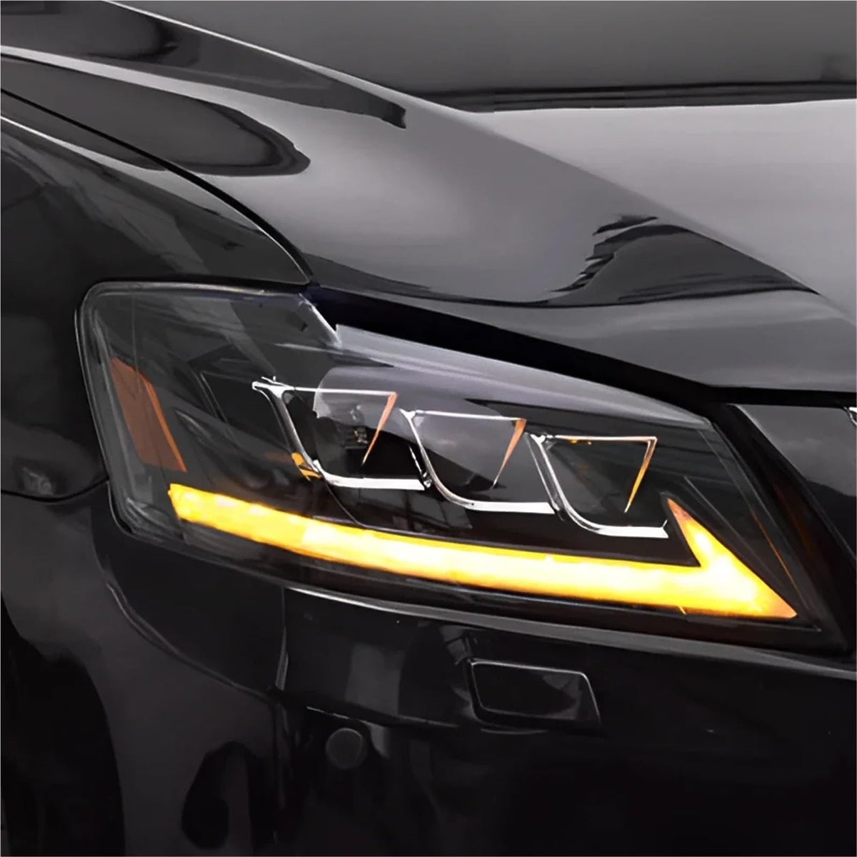 LED Headlight Assembly Projector Lens B5625