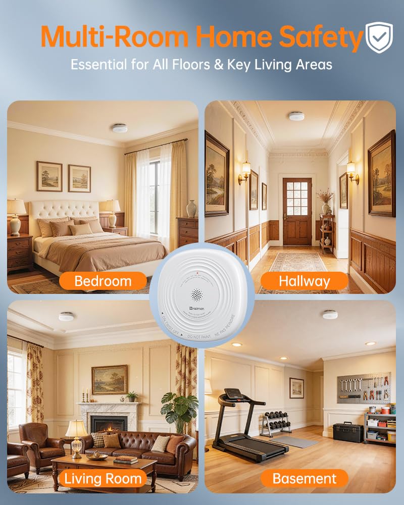 Smoke Detector Carbon Monoxide Detector Combo S9382