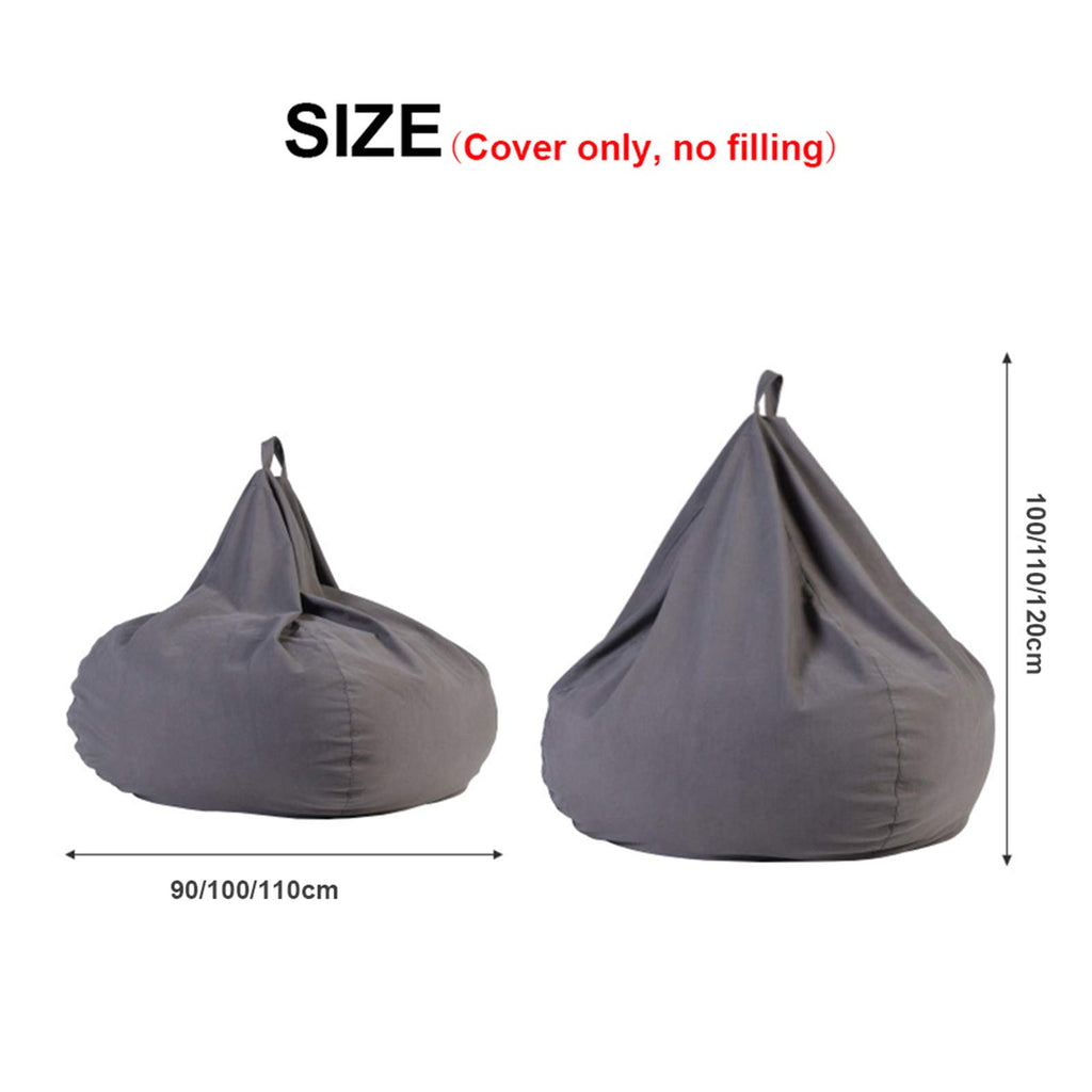 Yellow Large Bean Bag Chair Cover F315