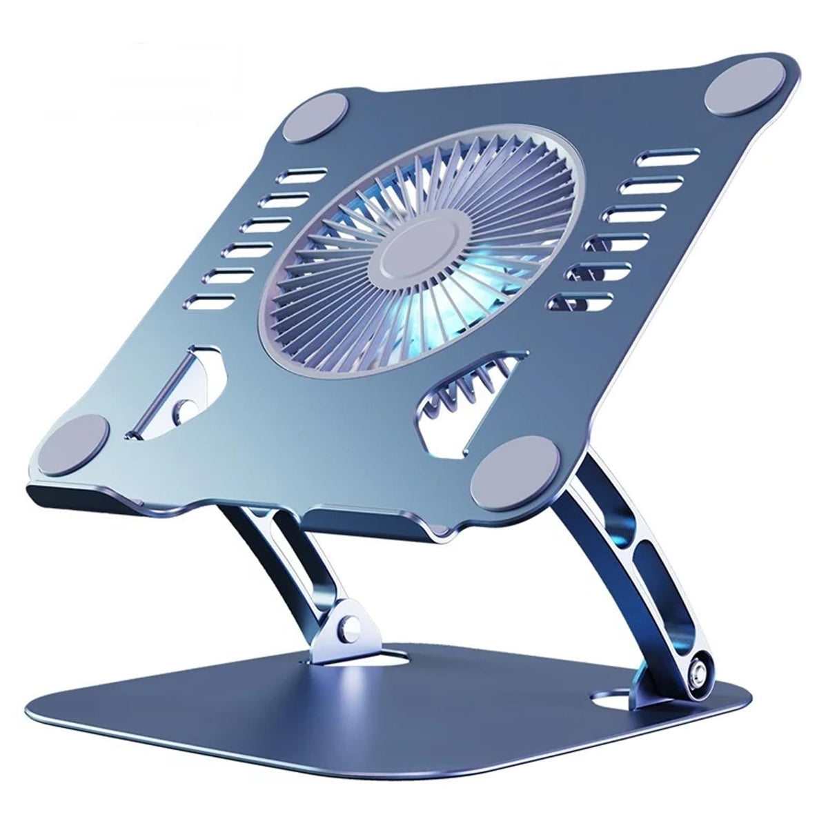 Laptop Cooling Pad Stand Blue & Gray I164251