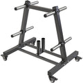 2" Olympic Weight Plate Tree Rack and Barbell Holders W717