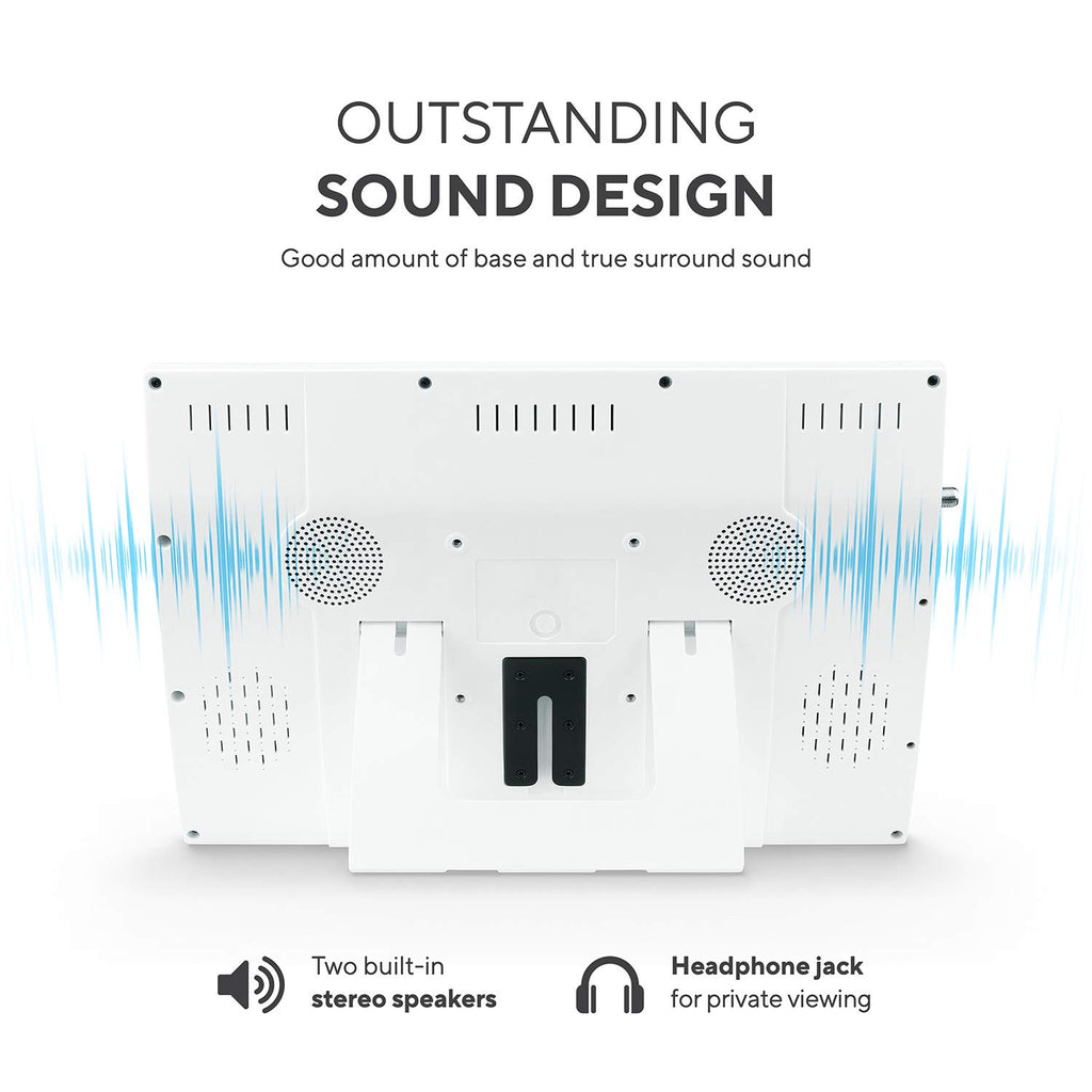 13.3” Portable TV LCD Monitor 1080P Rechargeable Lithium Battery O70872