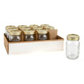 16 oz Regular Mouth Glass Canning Jars with Lids and Rings, 12-Pack W4638