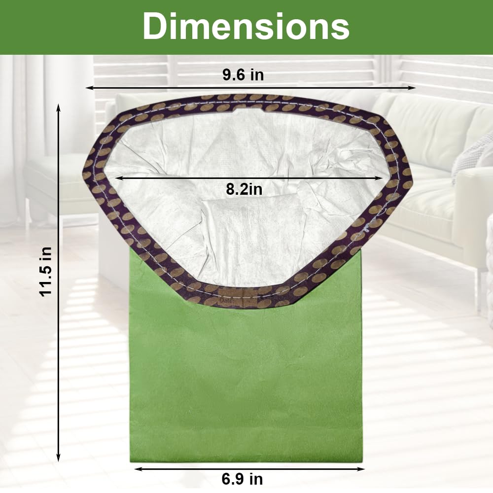 30 Pack Micro Filter Bags for Backpack Vacuum Cleaner X557
