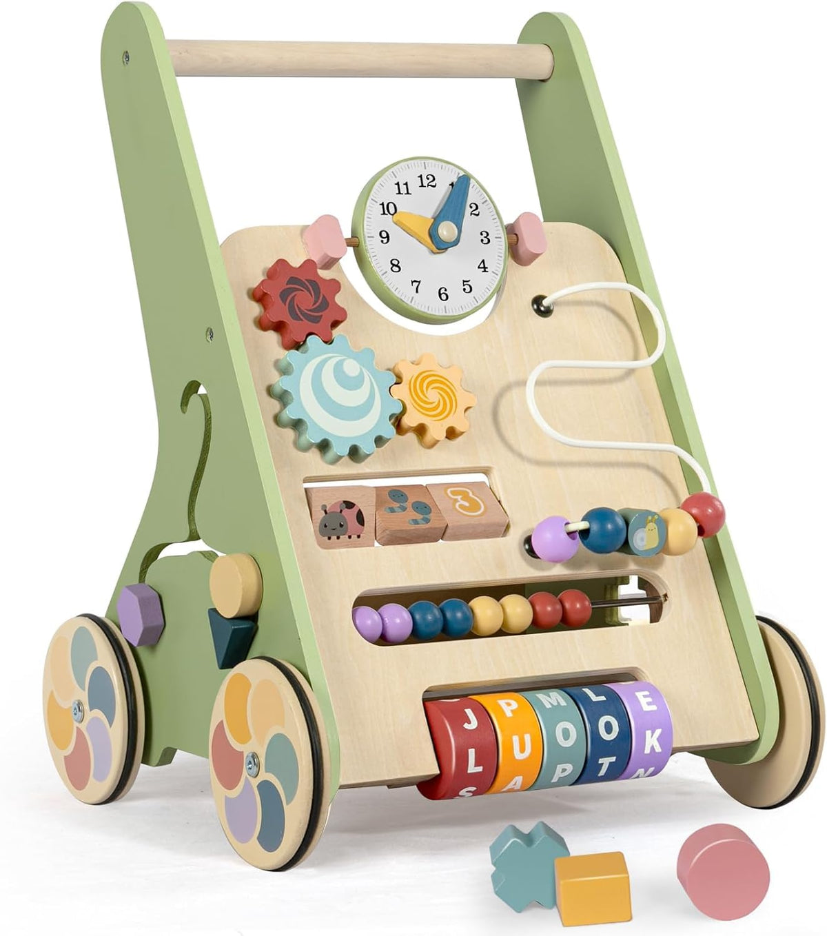 Wooden Push Walker with Wheels Z2059