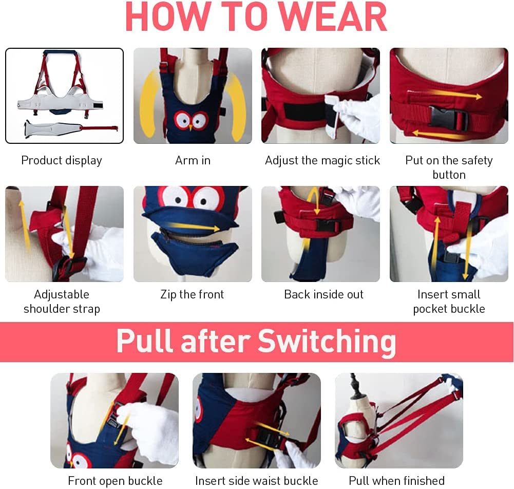 Adjustable Baby Walking Helper with Detachable Harness V563