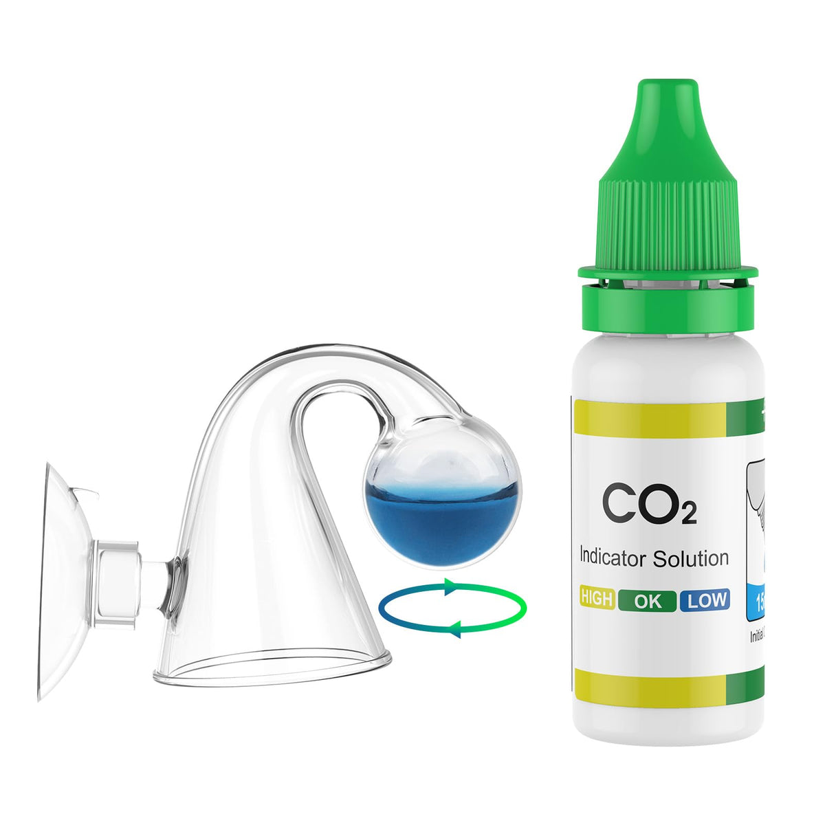 Glass CO2 Drop Checker for Aquarium A270