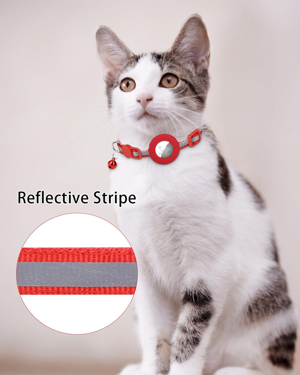 Personalized Cat Collar with Name Tag & Bell K82362