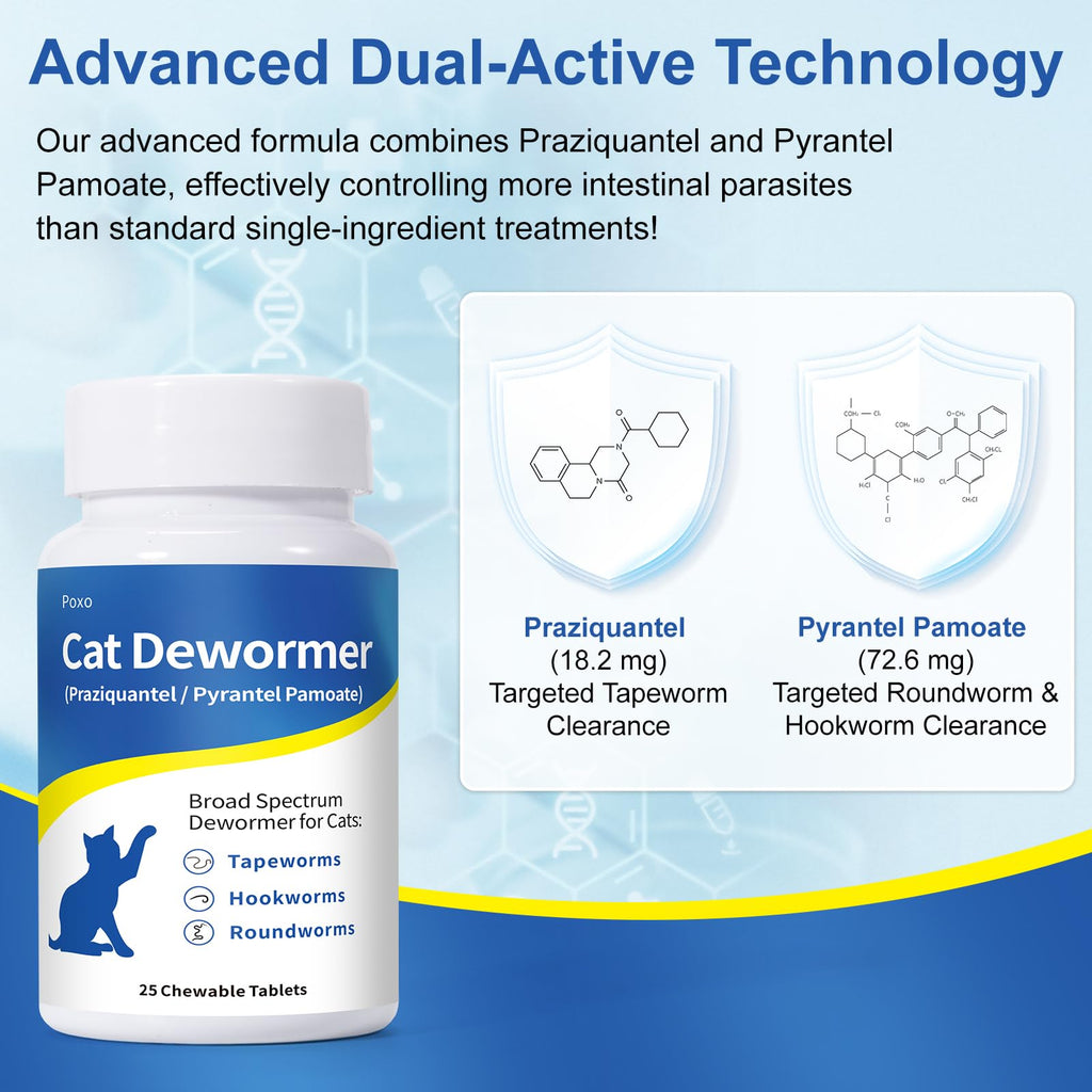 Dewormer Chewables for Cats and Kittens, 25 Chews R277