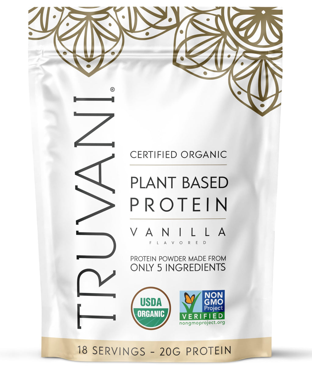 Organic Plant Based Protein Powder Vanilla 18 Servings J86621