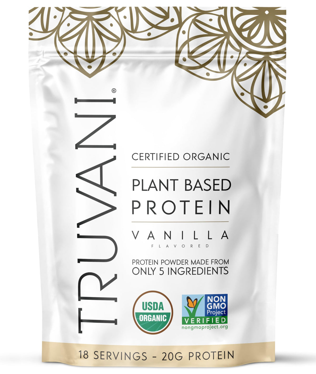 Organic Plant Based Protein Powder Vanilla 18 Servings J86621