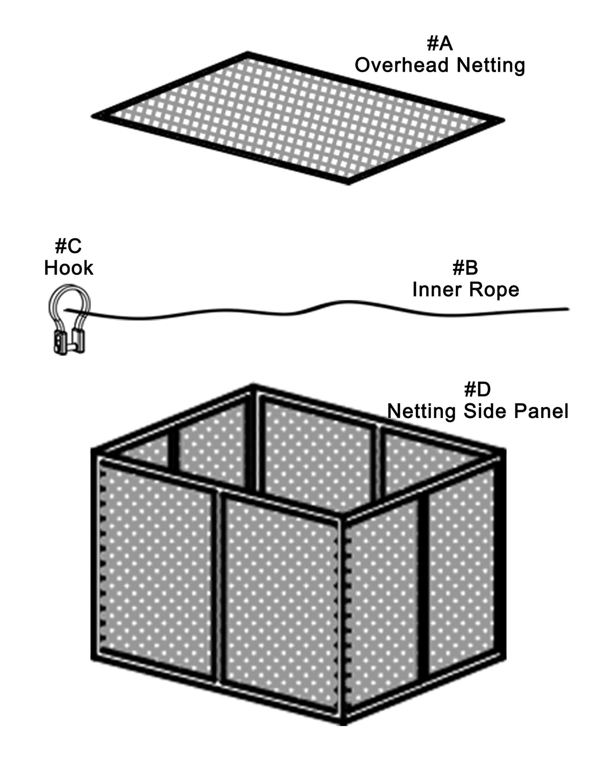Brown Replacement Mosquito Net T417323