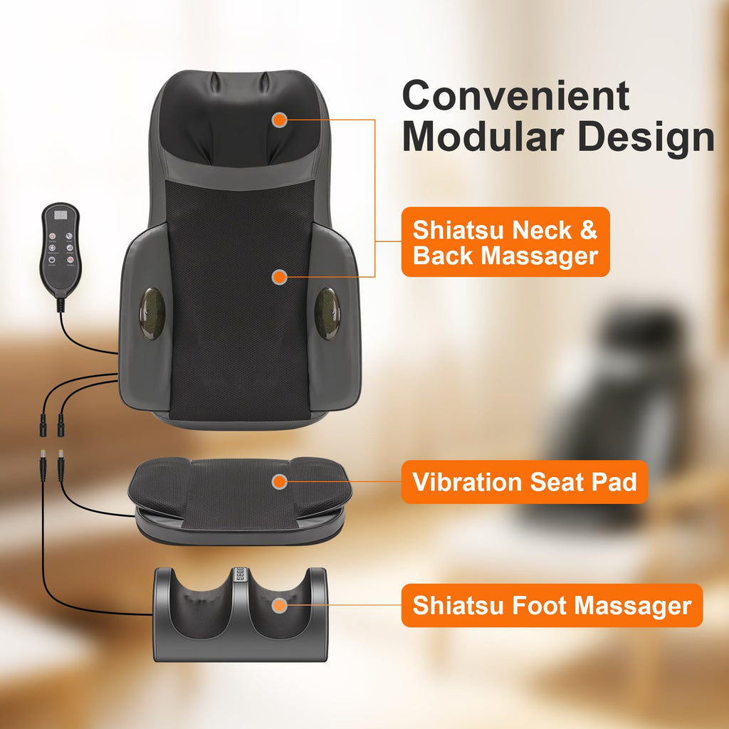 Shiatsu Neck Back Massager with Foot Massager H6593