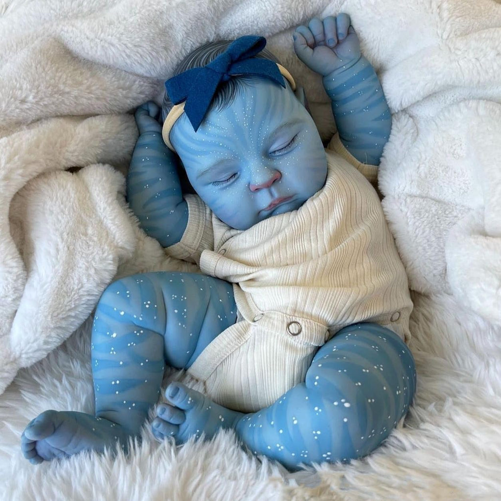 20 Inch Soft Body Vinyl Realistic Sleeping Newborn Baby Doll Z82049