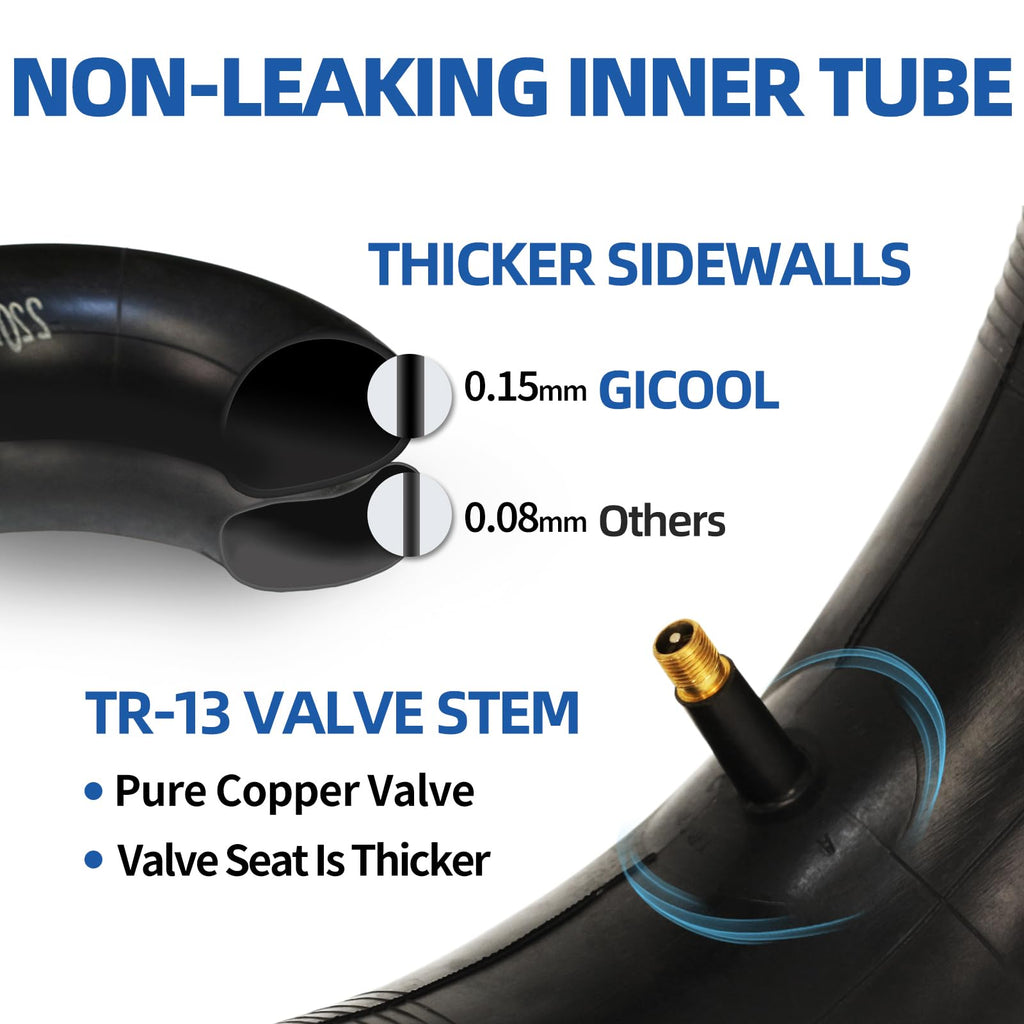 15x6.00-6 Tire and Inner Tube Set, 2 Pack O828