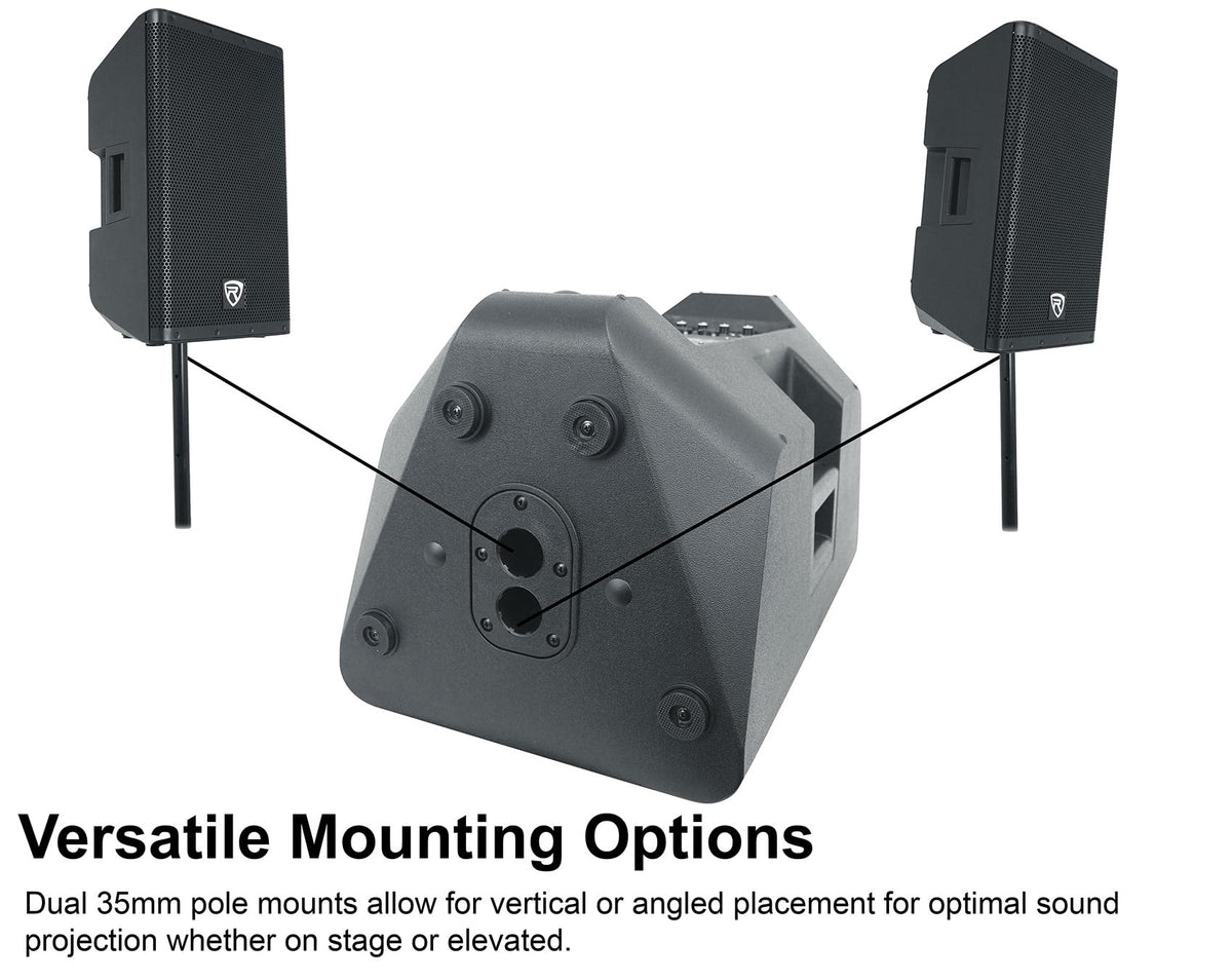 12" Powered DJ PA Speaker with Stand B5633