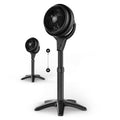 Whole Room Air Circulator Pedestal Fan, 3 Speeds, Black H8130