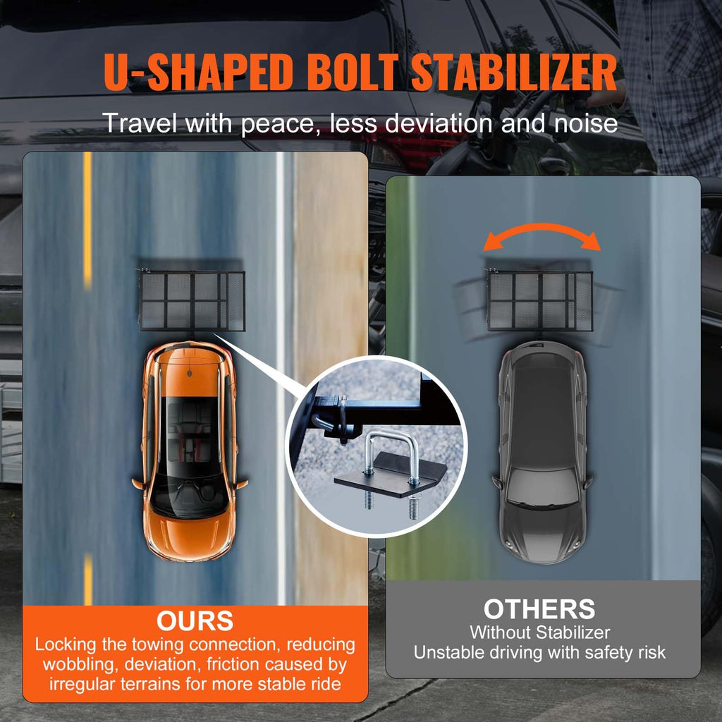 Hitch Mount Mobility Scooter Carrier with Folding Ramp M54265