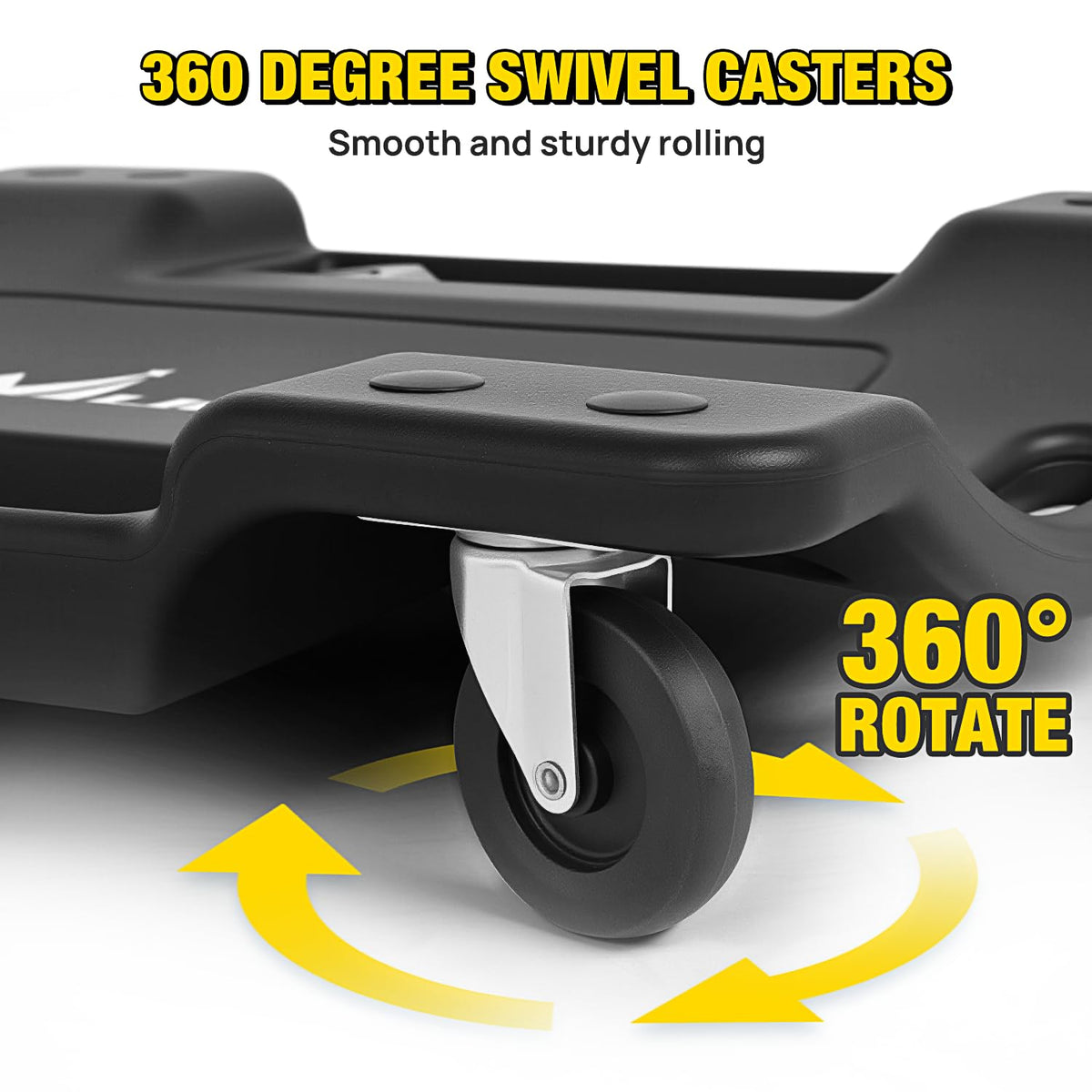 40" Mechanic Plastic Creeper with Padded Headrest L2543