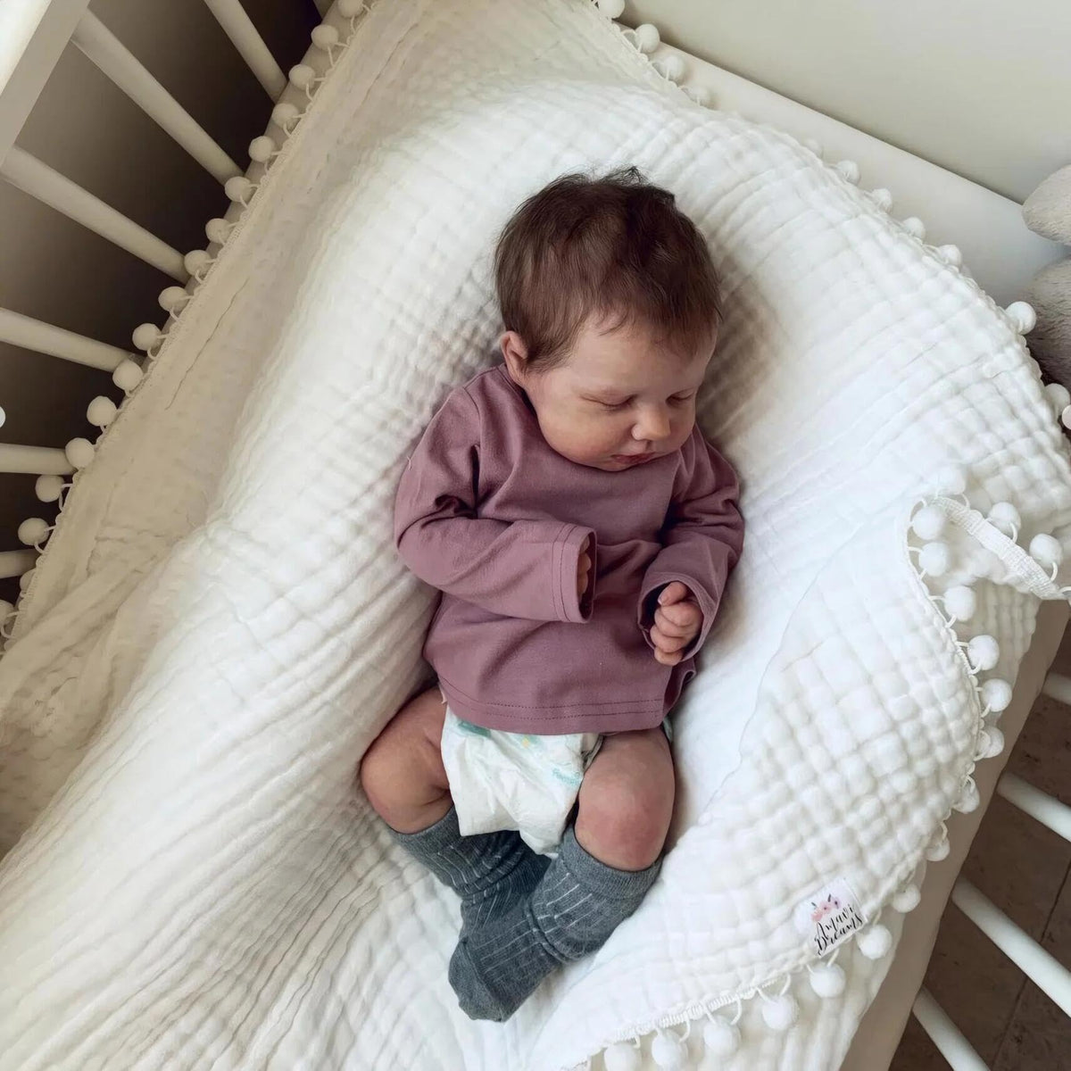20 Inch Realistic Silicone Reborn Baby Doll Boy with Rooted Hair O1551