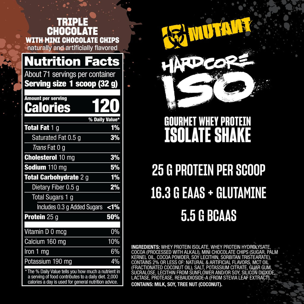 Whey Protein Isolate Triple Chocolate 5 lb S4401
