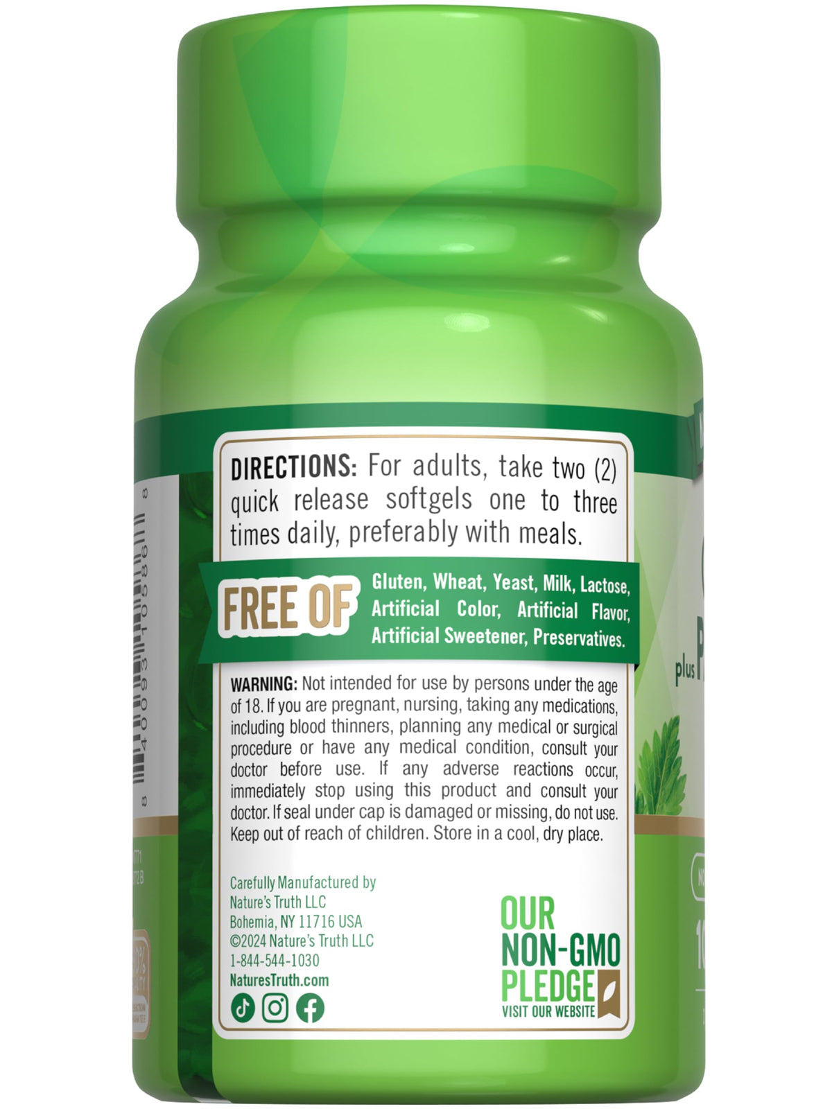 Odorless Garlic and Parsley 100 Softgels Y54193