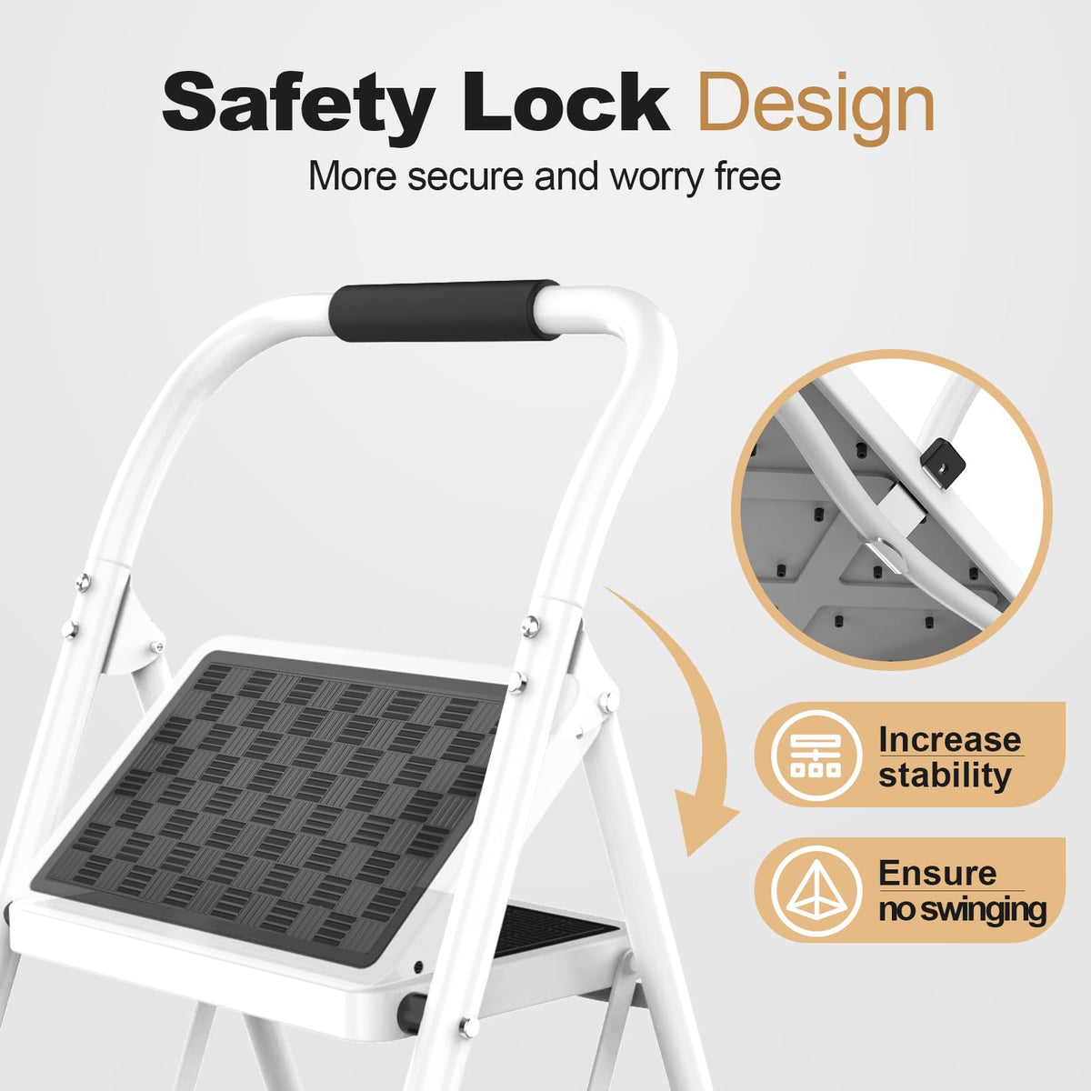 3 Step Folding Step Stool P98019