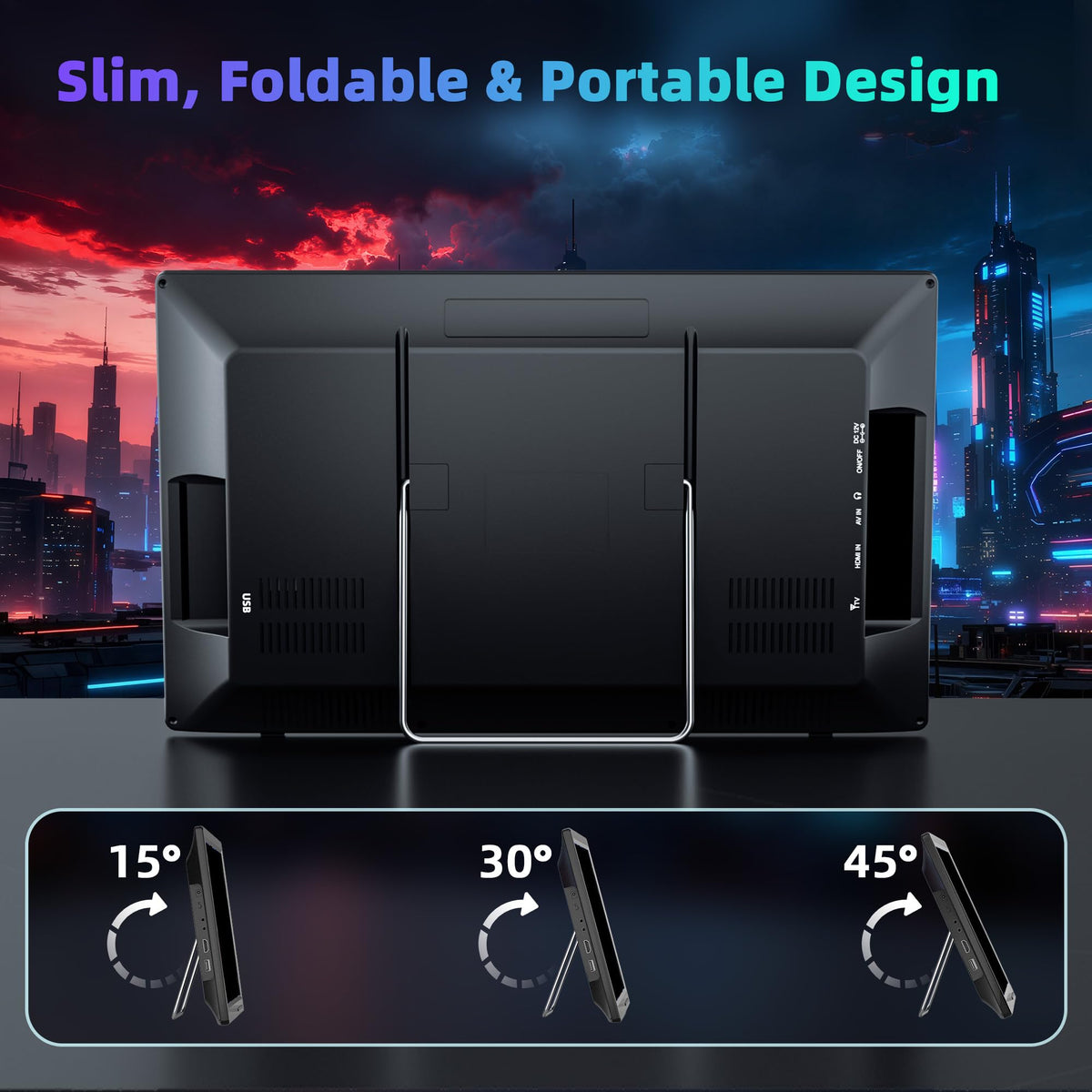 15.6 inch Portable TV with Antenna M25630