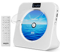 Portable CD Player with Bluetooth FM Radio USB White O632590