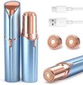 USB Rechargeable Facial Hair Remover with 2 Extra Heads D3584